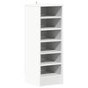 vidaXL Schoenenkast 31,5x35x90 cm bewerkt hout wit