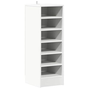 vidaXL Schoenenkast 31,5x35x90 cm bewerkt hout wit