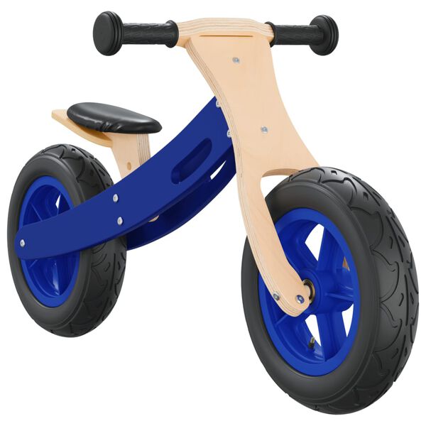 vidaXL Loopfiets voor kinderen met luchtbanden blauw