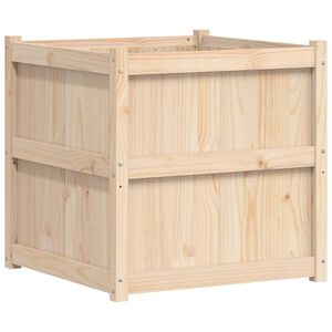 vidaXL Plantenbak 70x70x70 cm massief grenenhout