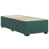 vidaXL Bedframe zonder matras 100x200 cm fluweel donkergroen