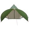 vidaXL Teepee Tent met dak Groen en Grijs 600 x 600 x 347 cm