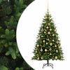 vidaXL Kunstkerstboom met Ballen 120 cm 150 LED's Warmwit