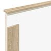 vidaXL Bedframe met hoofdeinde Sonoma Eiken 75 x 190 cm Bewerkt hout
