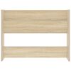 vidaXL Wandschoenenkasten 2 st 80x18x60 cm spaanplaat sonoma eiken