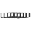 vidaXL Wandschappen kubus 6 st 100x15x30 cm bewerkt hout grijs