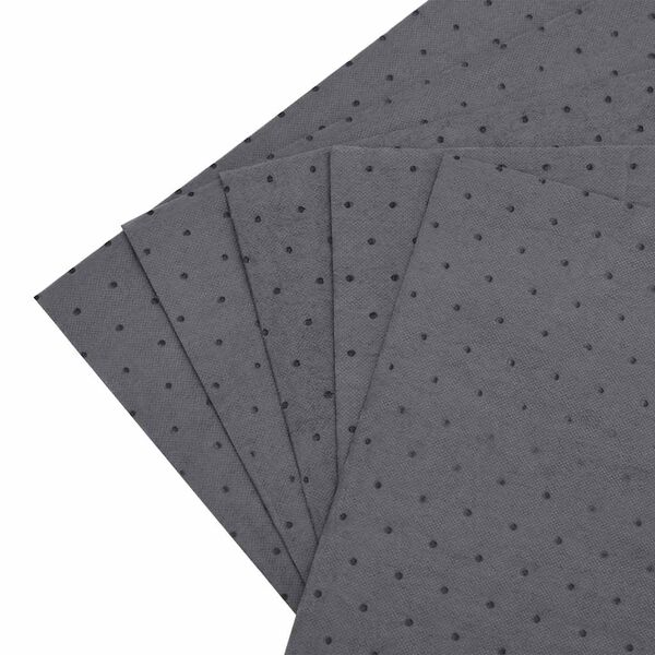 vidaXL Olie-absorberende pads 100 st 40x50 cm grijs