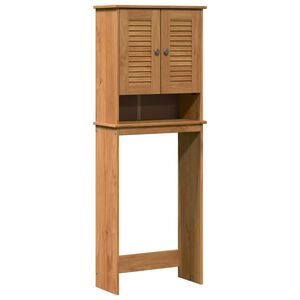 vidaXL Toiletkast VIGO Bruin en Honingbruin 60 x 27 x 161 cm