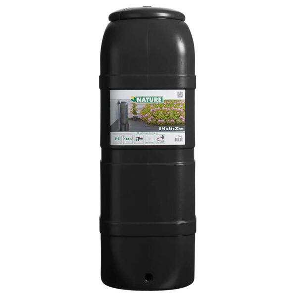 Nature Regenton 100 L zwart