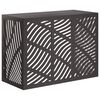 vidaXL Airconditioner hoes Zwart 110 x 50 x 80 cm Staal