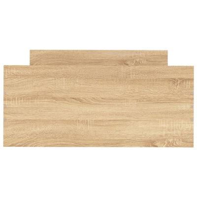 vidaXL Bedframe zonder matras hout sonoma eikenkleurig 100x200 cm