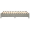 vidaXL Boxspring bed 120x200 cm fluweel lichtgrijs