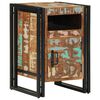 vidaXL Nachtkastje 40x40x59 cm Massief hout gerecycled
