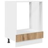 vidaXL Hangkast Artisan Eiken Bewerkt hout