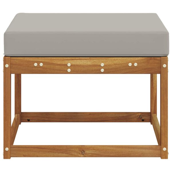 vidaXL Buiten Voetenbank Massief Acaciahout Naturel