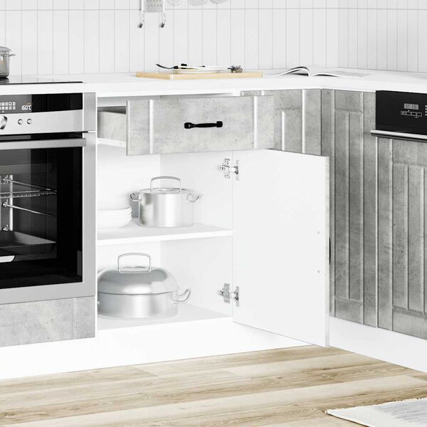 vidaXL Onderkast Lucca bewerkt hout betongrijs