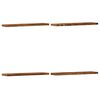 vidaXL Wandschappen 4 st 40x10x1,5 cm bewerkt hout oud houtkleurig