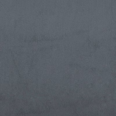 vidaXL 3-delige Loungeset met kussens fluweel donkergrijs