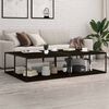 vidaXL Wandschappen 8 st 80x50x1,5 cm bewerkt hout zwart