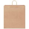 vidaXL Papieren zakken 50 st met hengsels 45x17x48 cm bruin