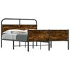 vidaXL Bedframe zonder matras bewerkt hout sonoma eikenkleur 140x200cm