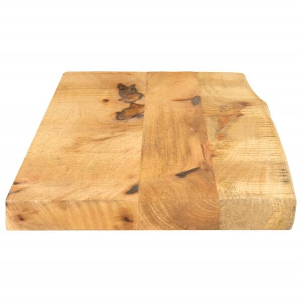 vidaXL Tafelblad met natuurlijke rand 80x20x2,5 cm massief mangohout