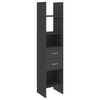 vidaXL Boekenkast 40x35x180 cm bewerkt hout grijs