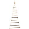 vidaXL Hangende kerstboom met topster 74x150 cm natuurlijke tak
