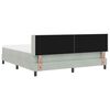vidaXL Boxspringbed met matras Lichtgrijs 200 x 180 cm Fluweel