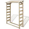 vidaXL Haardhoutopslag 150x44x176 cm ge&iuml;mpregneerd grenenhout