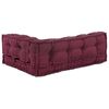 vidaXL Pallet Sofa Kussen Bordeaux Stof