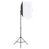 vidaXL Fotostudioset met softboxlampen en achtergrond