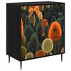 vidaXL Ladekast ZAANDAM Bosprint 66 x 36,5 x 76 cm Bewerkt hout