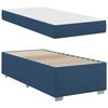vidaXL Bedframe met matras Blauw 90 x 190 cm Stof