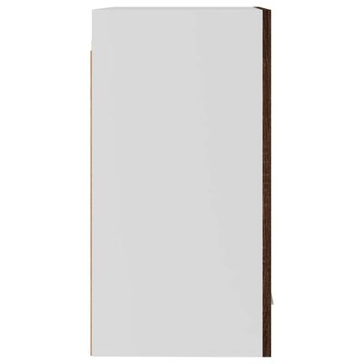 vidaXL Wandkast 39,5x31x60 cm bewerkt hout bruin eikenkleur