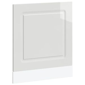 vidaXL Vaatwaspaneel Kalmar 60x1,5x57 cm bewerkt hout hoogglans wit