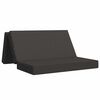 vidaXL Vouwbare Bankbed 140 x 67 x 45 cm Donkergrijs