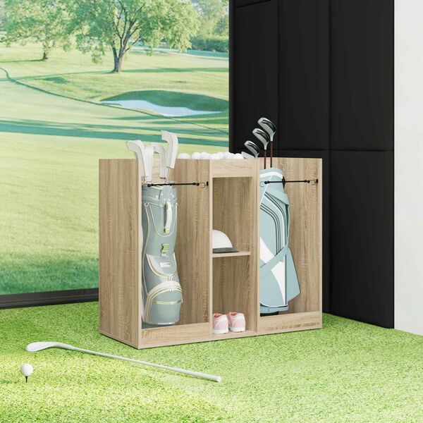 vidaXL Golfkast Effen Sonoma Eiken 102 x 45 x 85,5 cm