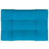 vidaXL Palletkussen 120x80x12 cm stof blauw