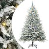 vidaXL Artificial Pre-lit Kerstboom met Ballenset Groen 240 cm