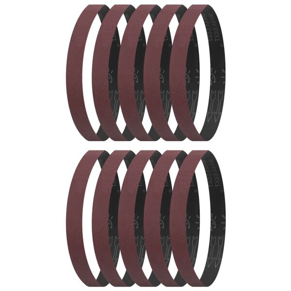 vidaXL Schuurbanden 10 st P100 40x760 mm