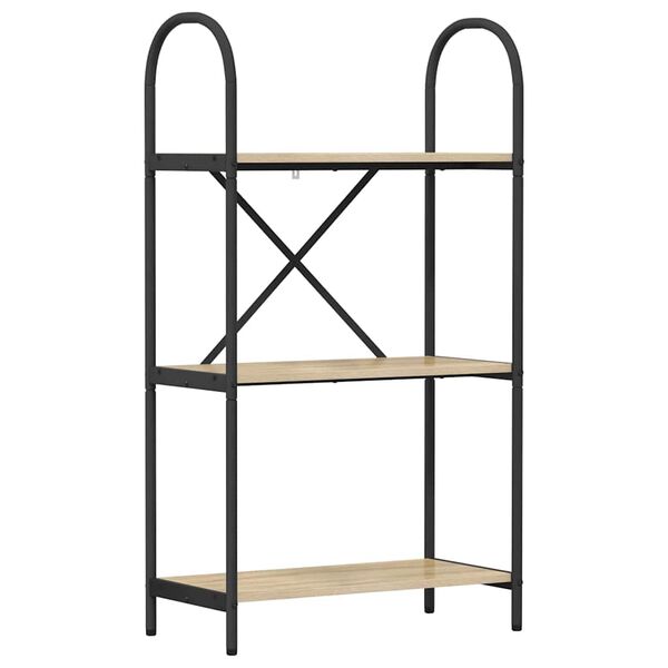 vidaXL Boekenkast Sonoma Eiken 60 x 30 x 109 cm Bewerkt hout