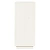 vidaXL Schoenenkast 35x35x80 cm massief grenenhout wit