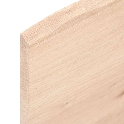 vidaXL Wastafelblad 60x50x2 cm onbehandeld massief hout