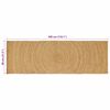 vidaXL Vloerkleden Rechthoekig Bruin 80 x 300 cm Jute
