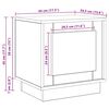 vidaXL Nachtkastje Oudhout 44 x 34,5 x 45 cm Bewerkt hout