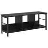vidaXL Boekenkast 3-laags 102 x 32 x 40,5 cm Bewerkt hout Zwart Eiken