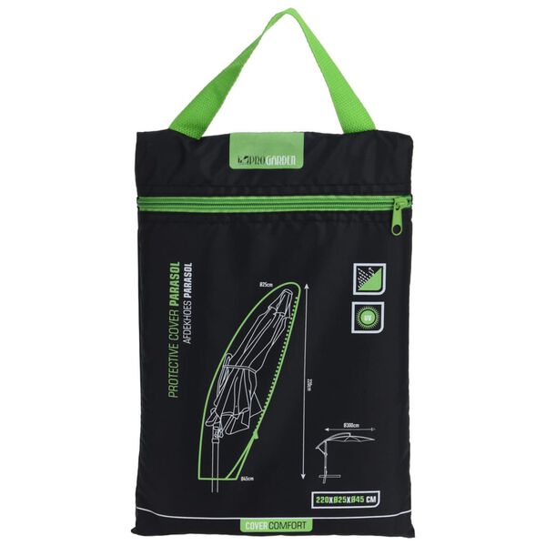 ProGarden Hoes voor zweefparasol 25x45x220 cm zwart