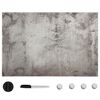 vidaXL Magneetbord wandmontage 60x40 cm glas