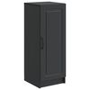 vidaXL Dressoir Zwart 33 x 34,5 x 87 cm Bewerkt hout